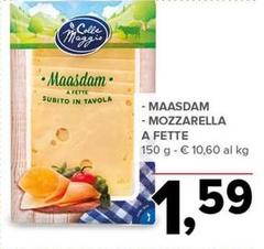 Maasdam Mozzarella A Fette