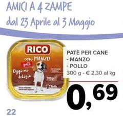 Rico - Patè Per Cane Manzo