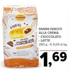 Panini Farciti Alla Crema Cioccolato