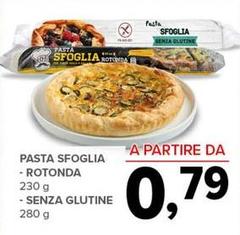 Pasta Sfoglia/Rotonda/Senza Glutine