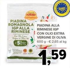 Oliva - Piadina Alla Riminese IGP Con Olio Extra Vergine Di