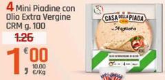 CRM - 4 Mini Piadine Con Olio Extra Vergine