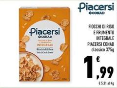 Piacersi - Fiocchi Di Riso E Frumento Integrale