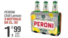 Peroni - Chill Lemon 3 Bottiglie Da Cl. 33