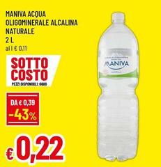Maniva - Acqua Oligominerale Alcalina Naturale