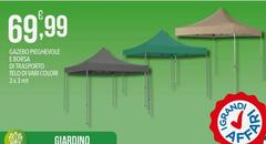 Gazebo Pieghevole E Borga Di Trasporto Telo Di Vari Color