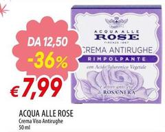 Acqua Alle Rose - Crema Viso Antirughe