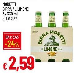 Moretti - Birra Al Limone
