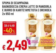Spuma di Sciampagna - Bagnodoccia Crema Latte Di Mandorla E Burro Di Karite