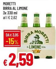 Moretti - Birra Al Limone