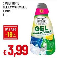 Sweet Home - Gel Lavastoviglie Limone