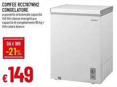 Comfeè - RCC197WH2 Congelatore Congelatore Libera Installazione 4K