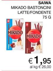 Saiwa - Mikado Bastoncini Latte/Fondente