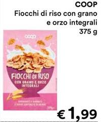 Coop - Fiocchi Di Riso Con Grano E Orzo Integrali