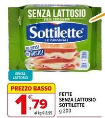 Sottilette - Fette Senza Lattosio