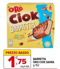 Oro saiwa - Barretta Ciok
