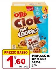 Saiwa - Mini Cookies Oro Ciock