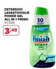 Finish - Detersivo Lavastoviglie Power Gel All In 1