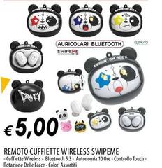 Remoto - Cuffiette Wireless Swipeme