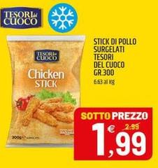 Tesori del cuoco - Stick Di Pollo Surgelati