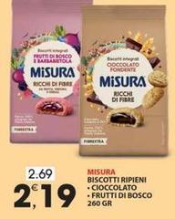 Misura - Biscotti Ripieni Cioccolato