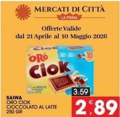 Saiwa - Oro Ciok Cioccolato Al Latte
