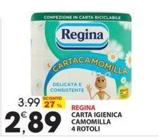 Regina - Carta Igienica Camomilla