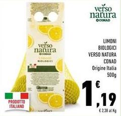 Conad - Limoni Biologici Verso Natura