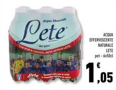 Lete - Acqua Effervescente Naturale