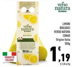 Conad - Limoni Biologici Verso Natura