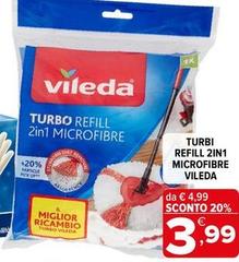 Vileda - Turbo Refill 2in 1 Microfibre