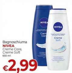 Nivea - Bagnoschiuma Creme Care, Creme Soft