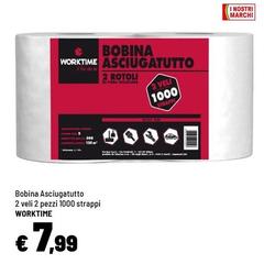 Worktime - Bobina Asciugatutto 