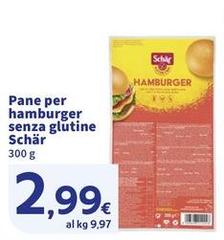 Schar - Pane Per Hamburger Senza Glutine