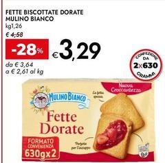 Mulino Bianco - Fette Biscottate Dorate