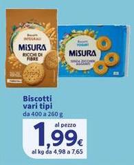Misura - Biscotti