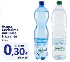 Levissima - Acqua Naturale, Frizzante