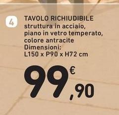 Tavolo Richiudibile