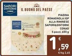 Sapori - Piadina Romagnola IGP Alla Riminese &Dintorni
