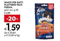Purina - Snack Per Gatti Playtubes Felix