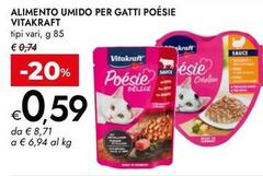 Vitakraft - Alimento Umido Per Gatti Poésie