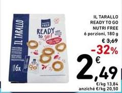 Nutri free - Il Tarallo Ready To Go