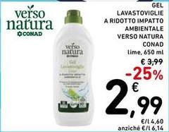 Conad - Gel Lavastoviglie A Ridotto Impatto Ambientale Verso Natura