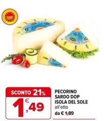 Terra del sole - Pecorino Sardo DOP