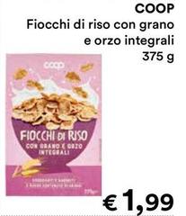 Coop - Fiocchi Di Riso Con Grano E Orzo Integrali