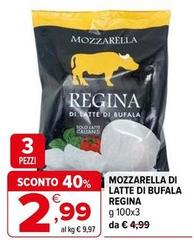 Regina - Mozzarella Di Latte Di Bufala