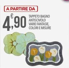 Tappeto Bagno Antiscivolo