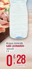 San leonardo - Acqua Minerale Naturale