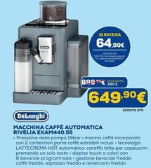 De Longhi - Macchina Caffè Automatica Rivelia EXAM440.55