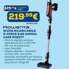 Rowenta - Scopa Ricaricabile X-Force 9.60 Animal Care RH2077